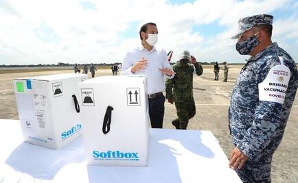 Llega a Yucatán segundo cargamento con más de 10 mil vacunas contra Covid