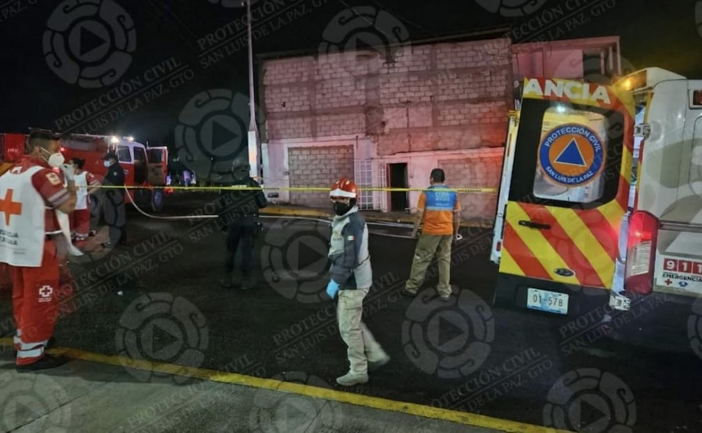 Se incendia centro de rehabilitación contra las adicciones en Guanajuato (01/06/2025). Foto: Especial