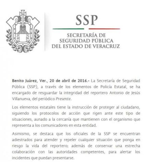 Atacan a reportero y escolta en Veracruz; salen ilesos