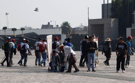 Piden a peregrinos abrigarse bien ante descenso de temperatura