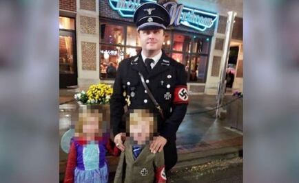 Se le ocurrió disfrazar a su hijo como Hitler...y ahora lo llaman nazi en EU