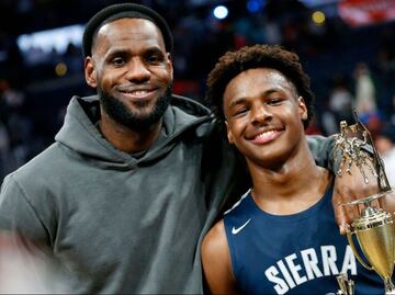 Hijo de LeBron James consigue millonario patrocinio aún sin llegar a la NBA