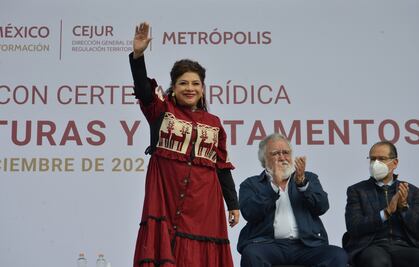 Clara Brugada anuncia programa de escrituras y testamentos para 2025; "vamos a poner metas concretas y avances", dice