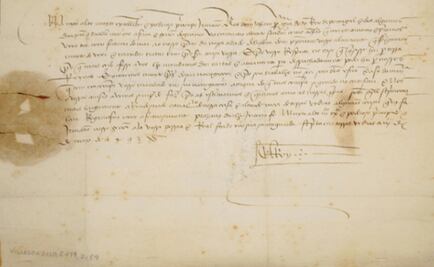 Hallan la carta inédita que informó del regreso de Colón tras descubrir América