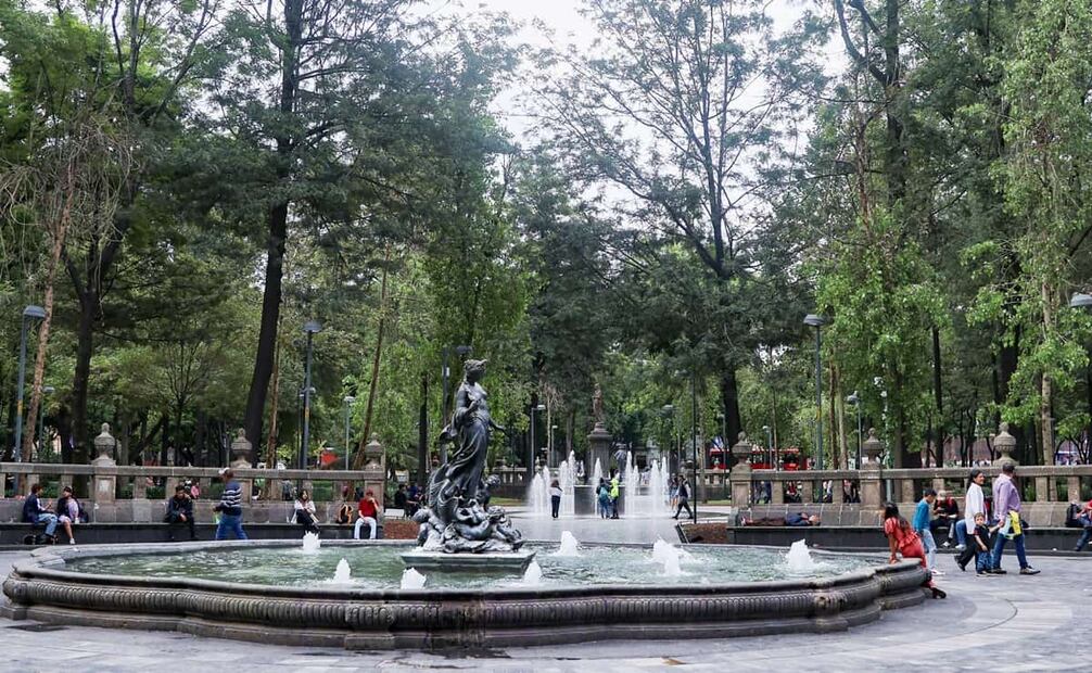 Alameda Central en CDMX. Foto: Hugo Salvador / EL UNIVERSAL.