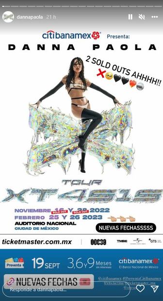 Danna Paola eleva la temperatura con baile en Miami y Santa Fe Klan se toma foto con ella