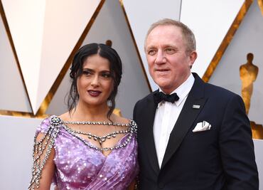 El vestido de Salma Hayek en los Premios Oscar 2018