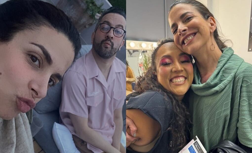 Chumel Torres y Michelle Rodríguez junto a Verónica Toussaint. Foto: Instagram oficial.