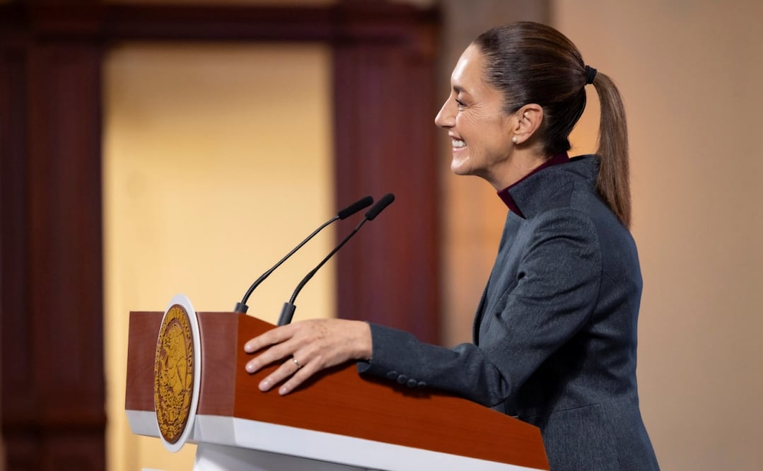 Conferencia matutina de la presidenta Claudia Sheinbaum en Palacio Nacional el 19 de junio de 2025. Foto: Presidencia
