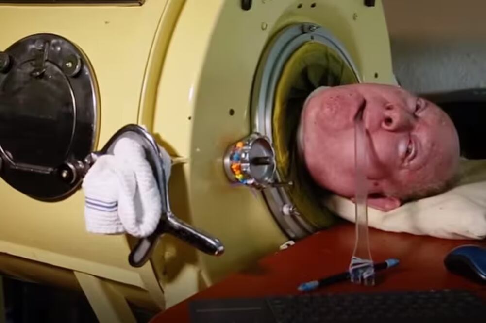 Paul Alexander vivió 70 años de su vida dentro dentro de un pulmón de acero. FOTO: ESPECIAL