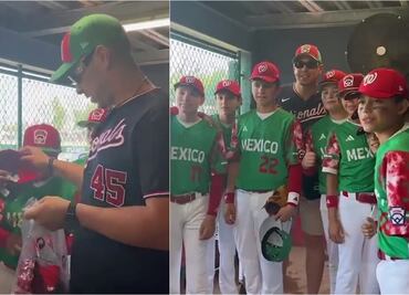 VIDEO: Joey Meneses sorprende con regalos a la Selección Mexicana de Pequeñas Ligas en Williamsport