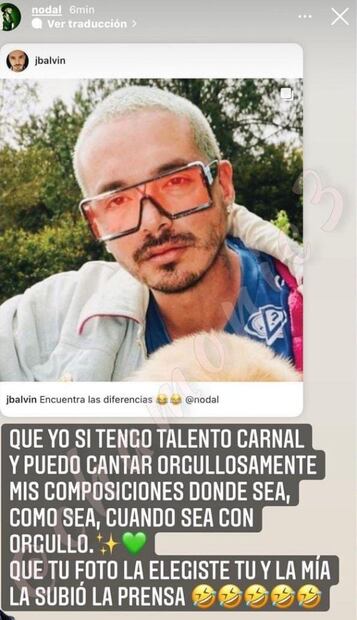 "Eres un referente de todo lo que está mal en la industria": Nodal le compondrá canción a J Balvin tras pleito