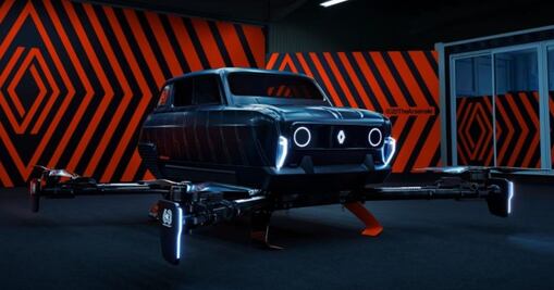 Renault AIR4, el homenaje volador a un auto clásico