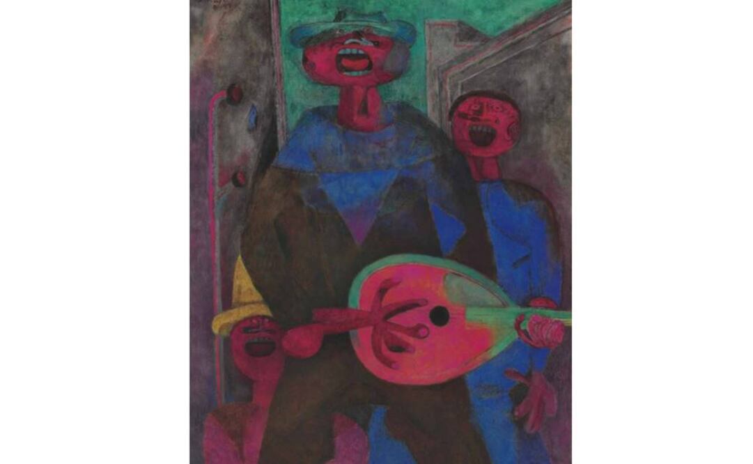 a venta está encabezada por la obra de Tamayo (1899-1991) titulada "Maestros cantores", de 1949, con un precio estimado de entre dos y tres millones de dólares. (FOTO: Christie's)
