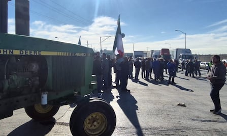 Liberan productores agrícolas cruces fronterizos en Ciudad Juárez tras aprobación de la Ley de Aguas Nacionales