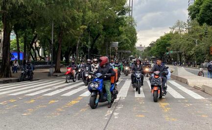 Tras más de 5 horas de bloqueos, repartidores de plataformas digitales liberan vialidades; tendrán mesa de diálogo con autoridades