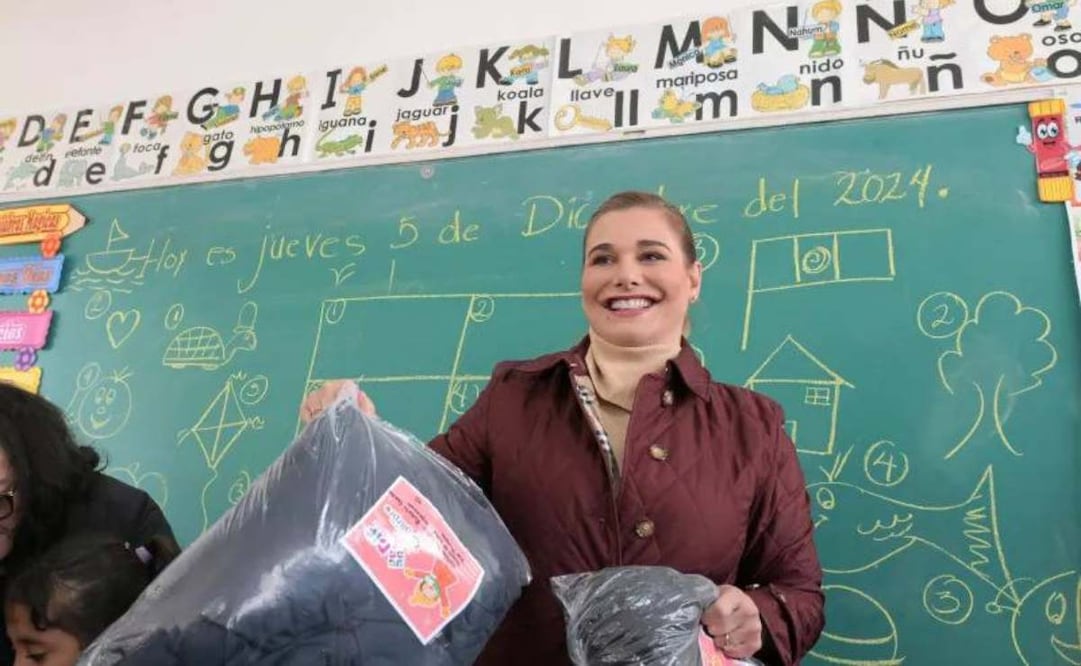 Maru Campos comienza con el programa "Juntos sin frío". Foto: especial