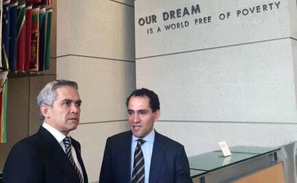 Mancera asiste a la sede del Banco Mundial