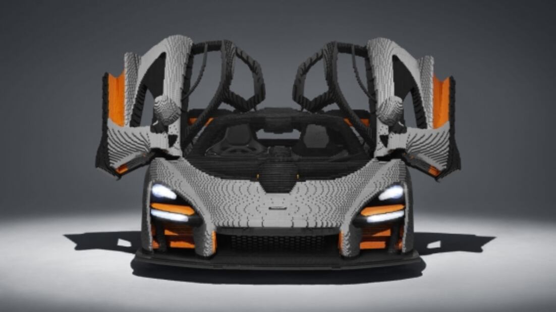 Lego construye un McLaren Senna en tamaño real 