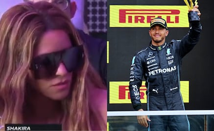Shakira fue captada en el GP de Gran Bretaña ¿Fue a apoyar a Lewis Hamilton?