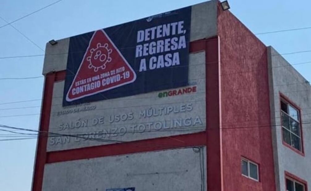 Colocan señalamientos en las 10 colonias de mayor contagio por Covid-19 en Naucalpan