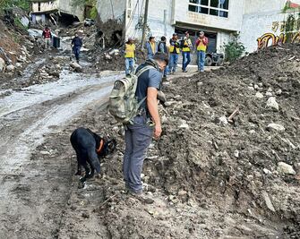 Lluvias dificultan búsqueda de Silvino
