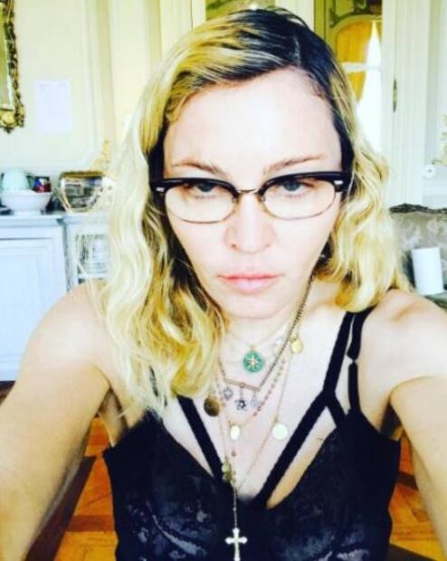Y así se ve Madonna sin maquillaje