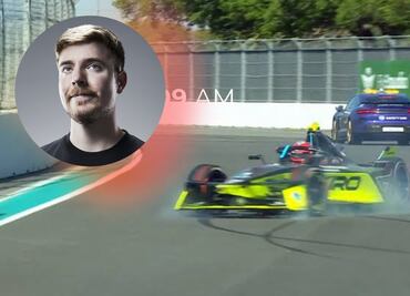 MrBeast sufre accidente automovilístico en la Fórmula E