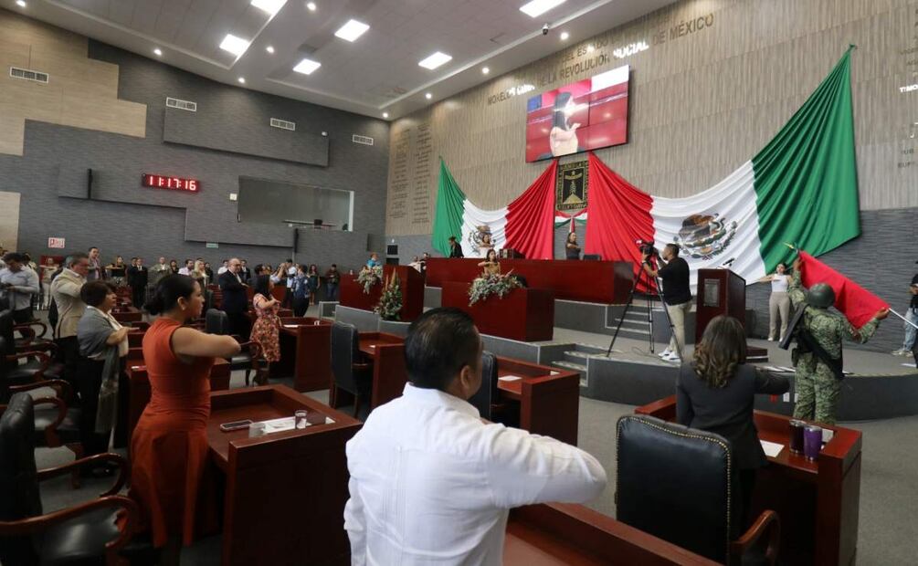 Bancadas de PAN, Morena, MC, Verde y Nueva Alianza piden a fiscal reintegrar carpeta de investigación contra Cuauhtémoc Blanco (03/04/2025). Foto: Especial