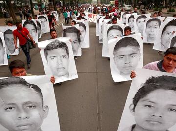 Ruta y horario de la marcha por los 8 años de la desaparición de los 43 normalistas de Ayotzinapa