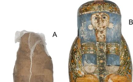 ¿Una momia con caparazón? Descubren raro tratamiento mortuorio