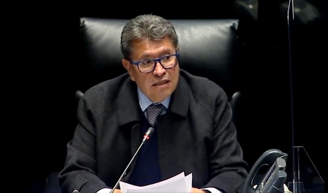 El líder de los senadores morenistas, Ricardo Monreal, se dijo completamente despreocupado por esas expresiones. Foto: archivo/EL UNIVERSAL