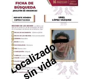 Localizan sin vida a joven desaparecido desde hace 4 meses en Hidalgo; su cuerpo estaba semi enterrado en un departamento