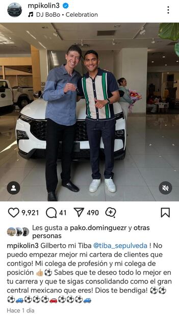 Pikolín Palacios le vendió un auto al Tiba Sepúlveda