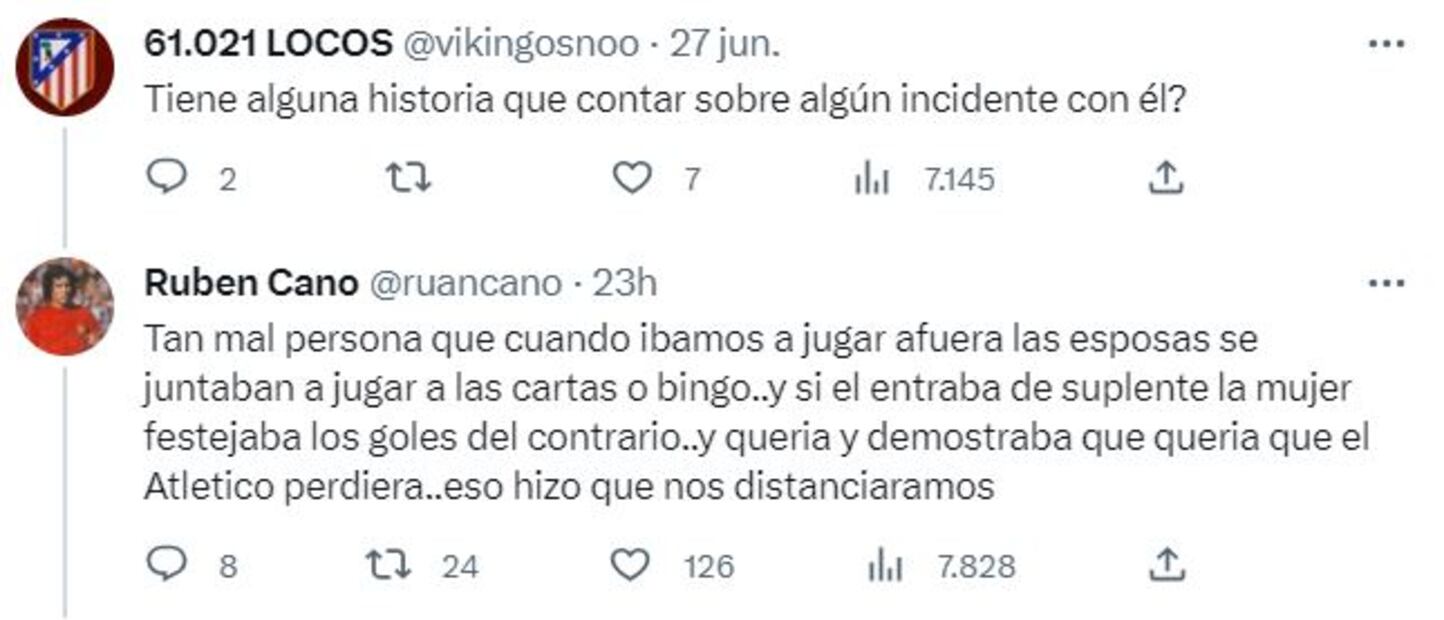 Rubén Cano, exjugador del Atlético de Madrid