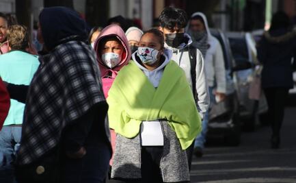 Habitantes de Toluca temen al Covid-19 y a las bajas temperaturas 
