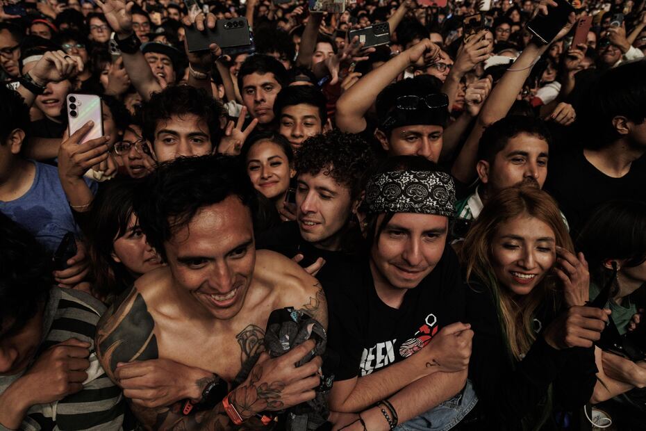 Green Day en el Corona Capital: Fiesta, pirotecnia y conexión con sus Fans. Foto: de Yaretzy M. Osnaya EL UNIVERSAL