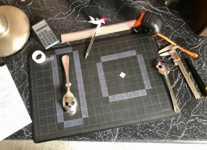 Conoce Morris, un proyecto que interviene cucharas y las transforma en calaveras