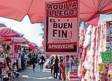 Crecen ventas en comercios que participaron en Buen Fin: Inegi