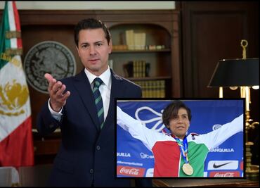 Presidente Peña Nieto felicita a delegación mexicana en Barranquilla