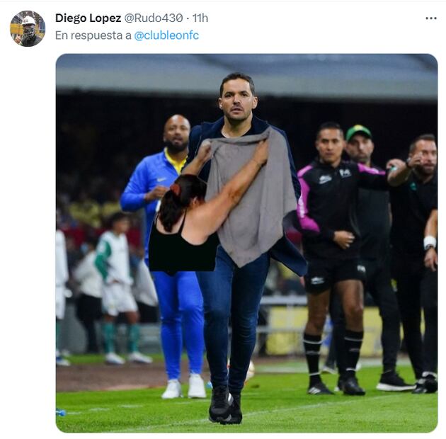 Los memes se burlan de la playera rota de Nicolás Larcamón
