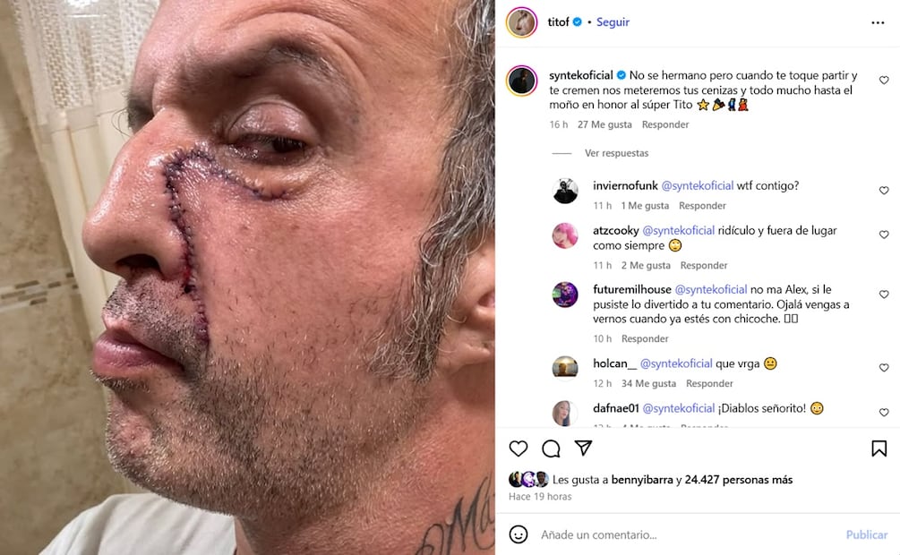 Aleks Syntek causa polémica por comentario a Tito Fuentes.