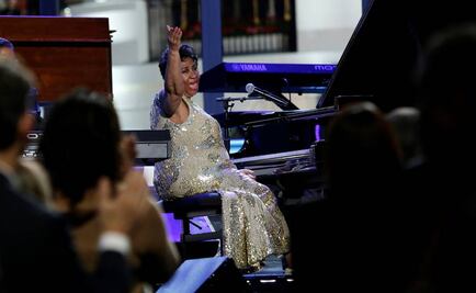 Sting y Aretha Franklin cantan en la Casa Blanca