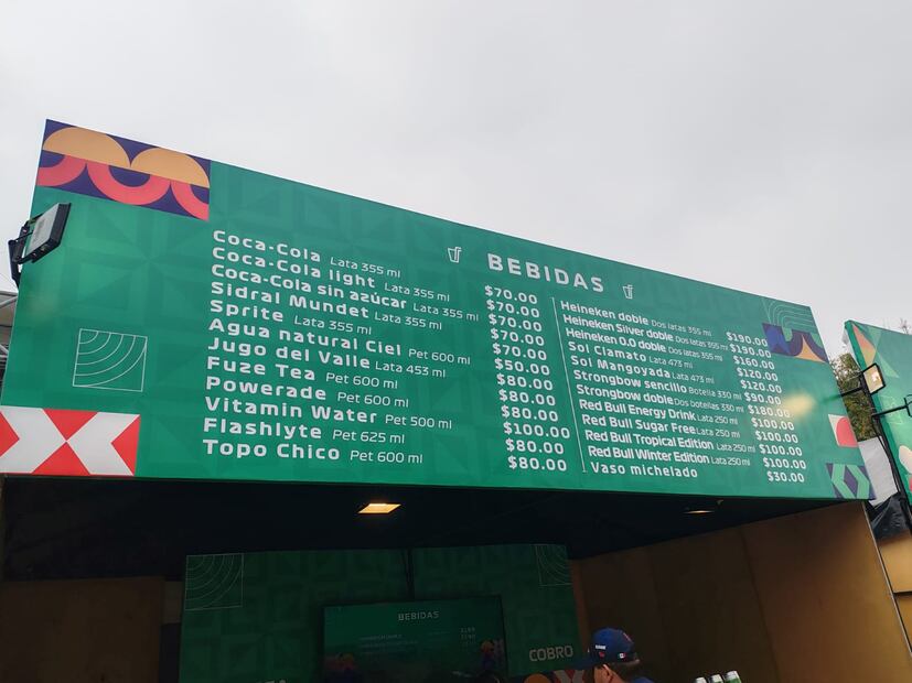 Estos son los precios en el Gran Premio de México