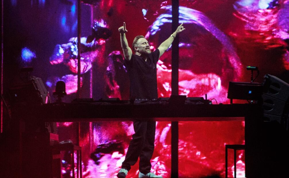 David Guetta cierra el escenario principal del festival Tecate Emblema. Foto: de
Yaretzy M. Osnaya EL UNIVERSAL