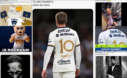 Aaron Ramsey se estrenó como goleador de Pumas; su tanto desató los MEMES en las redes