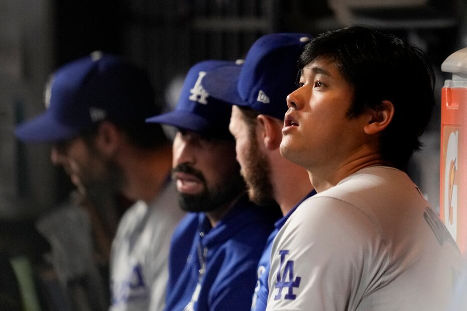 Shohei Ohtani durante el juego entre Dodgers y Mets - Foto: AP