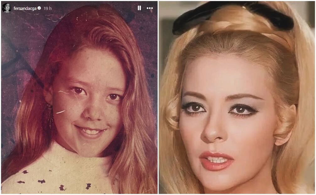 Fernanda Castillo compartió una foto de joven, lo que revivieron los comentarios de los cibernautas sobre su gran parecido físico con la actriz Silvia Pinal.