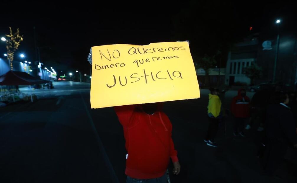 Protestantes piden justicia (12/02/25) Foto: Alejandro Vargas / EL UNIVERSAL