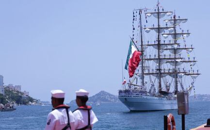 Buque Escuela Cuauhtémoc regresa al mar; zarpa tras accidente en 2025